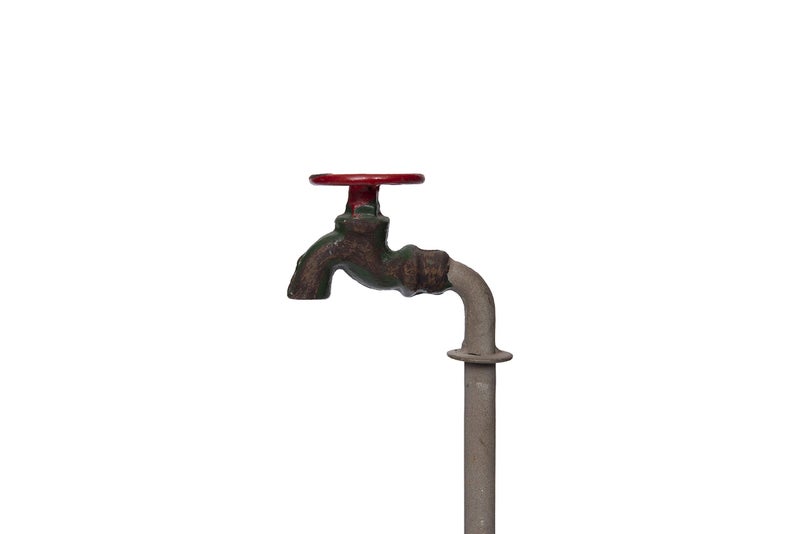 Creative Co-Op Rustic Metal Faucet Paper Towel Holder - Image 5
